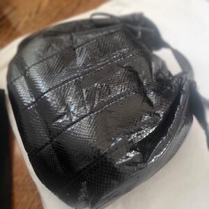 Vintage women's snakeskin handbag